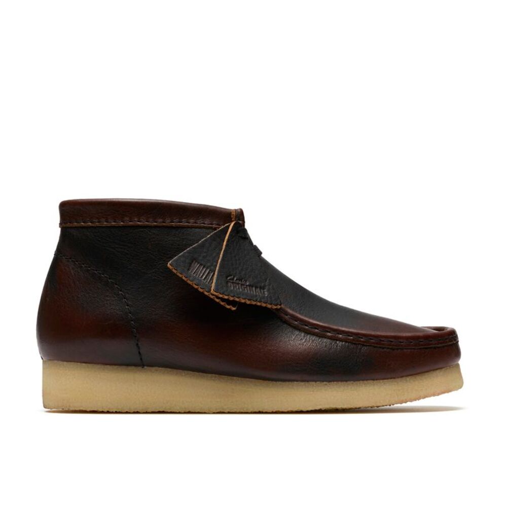 Clarks Mens Wallabee Boot Brown Boots (NWT)